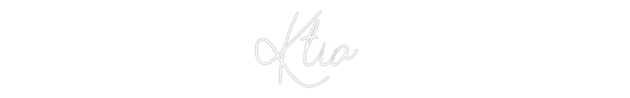 Custom Neon: Ktia