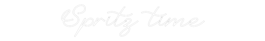 Custom Neon: Spritz time