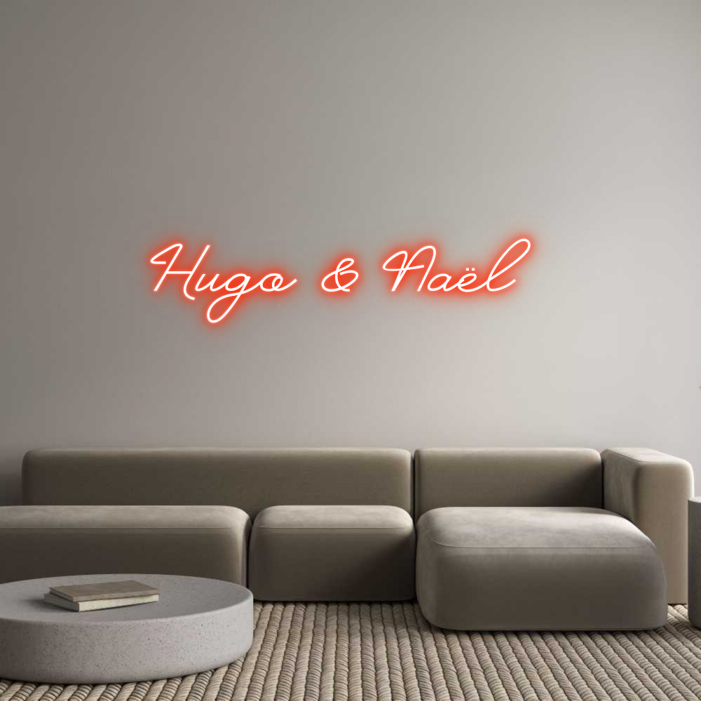 Custom Neon: Hugo & Naël