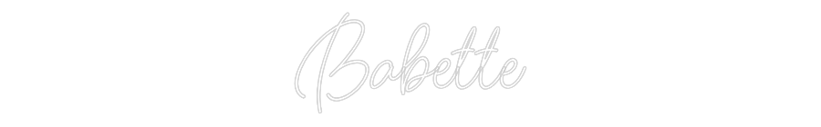 Custom Neon: Babette