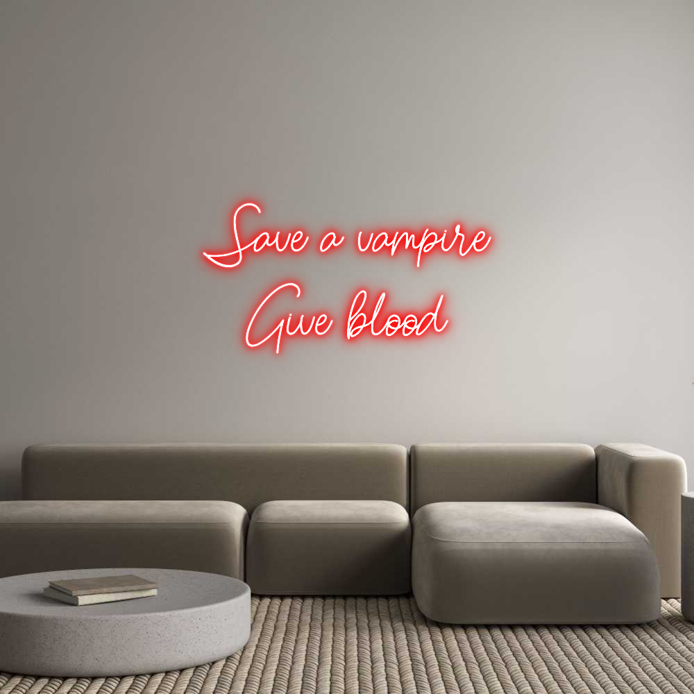 Custom Neon: Save a vampir...