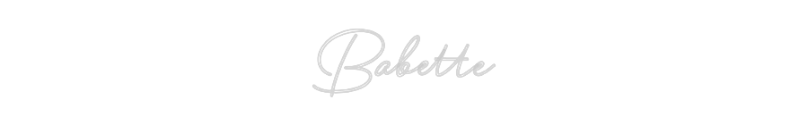 Custom Neon: Babette