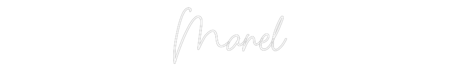 Custom Neon: Manel