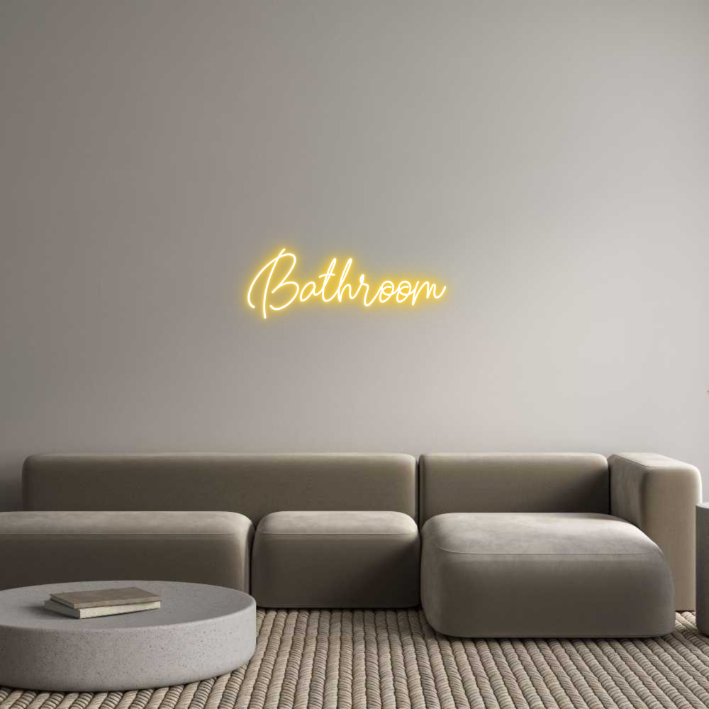 Custom Neon: Bathroom