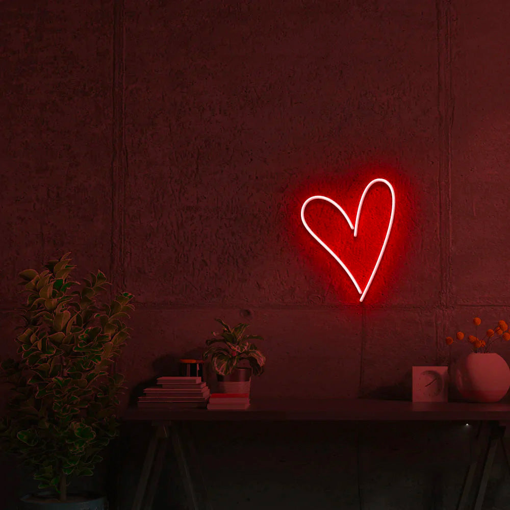 Coeur Neon LED