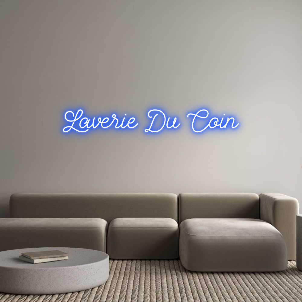 Custom Neon: Laverie Du Coin