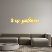 Custom Neon: 3 is yellow
