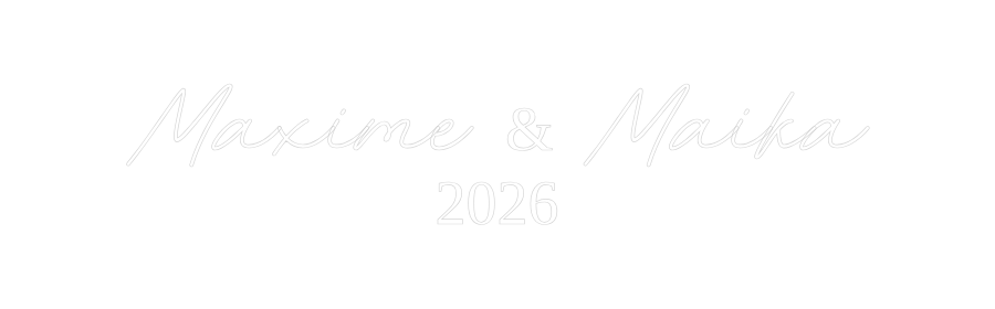 Custom Neon: Maxime & Maik...
