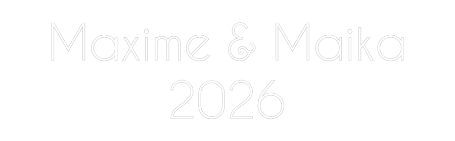 Custom Neon: Maxime & Maik...