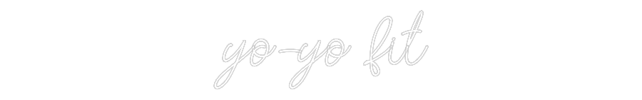 Custom Neon: yo-yo fit