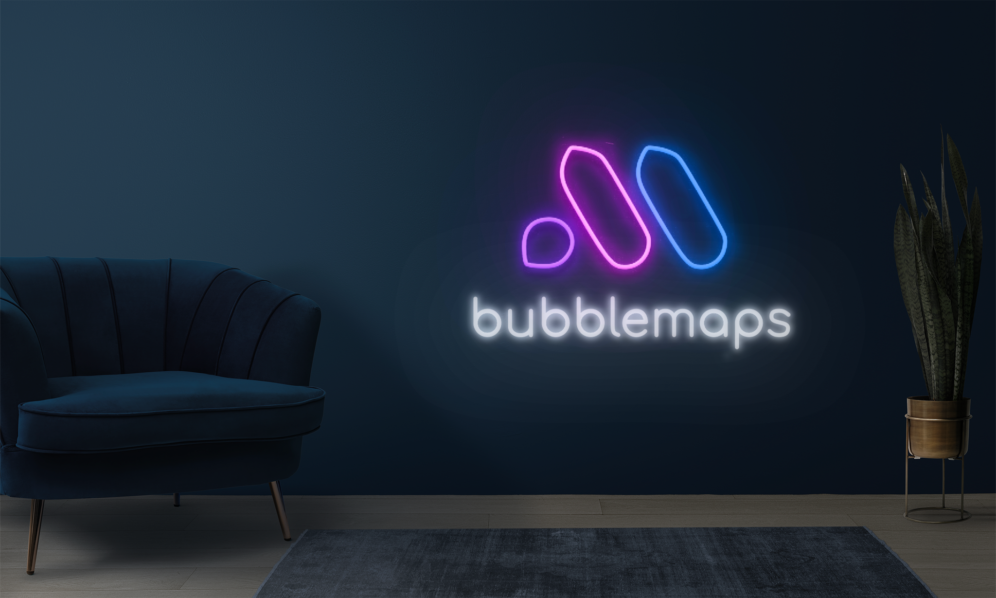 Neon Bubblemaps