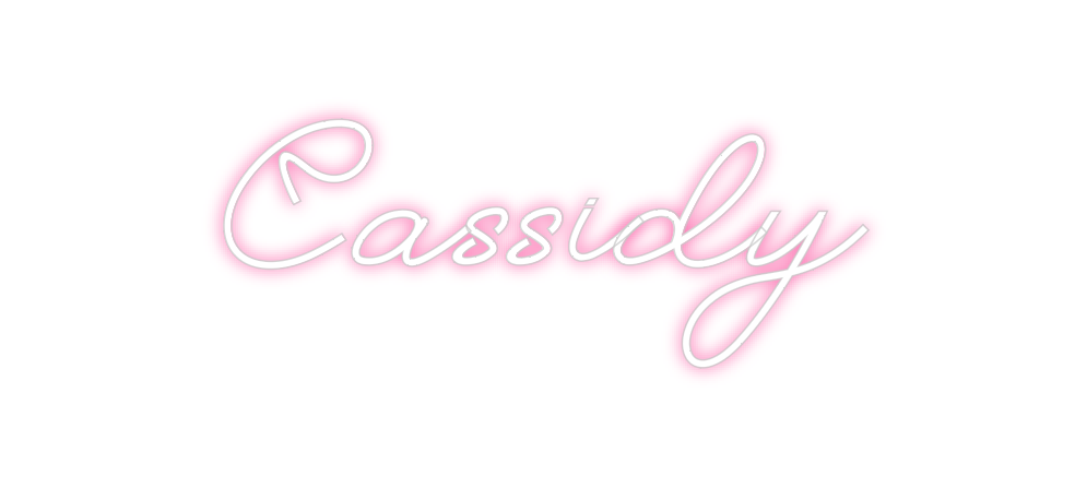 Custom Neon: Cassidy