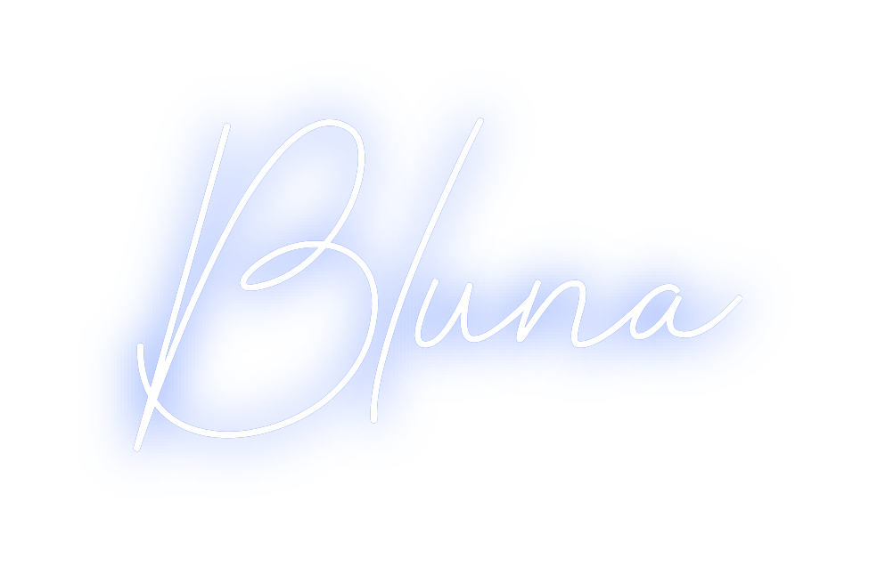 Custom Neon: Bluna