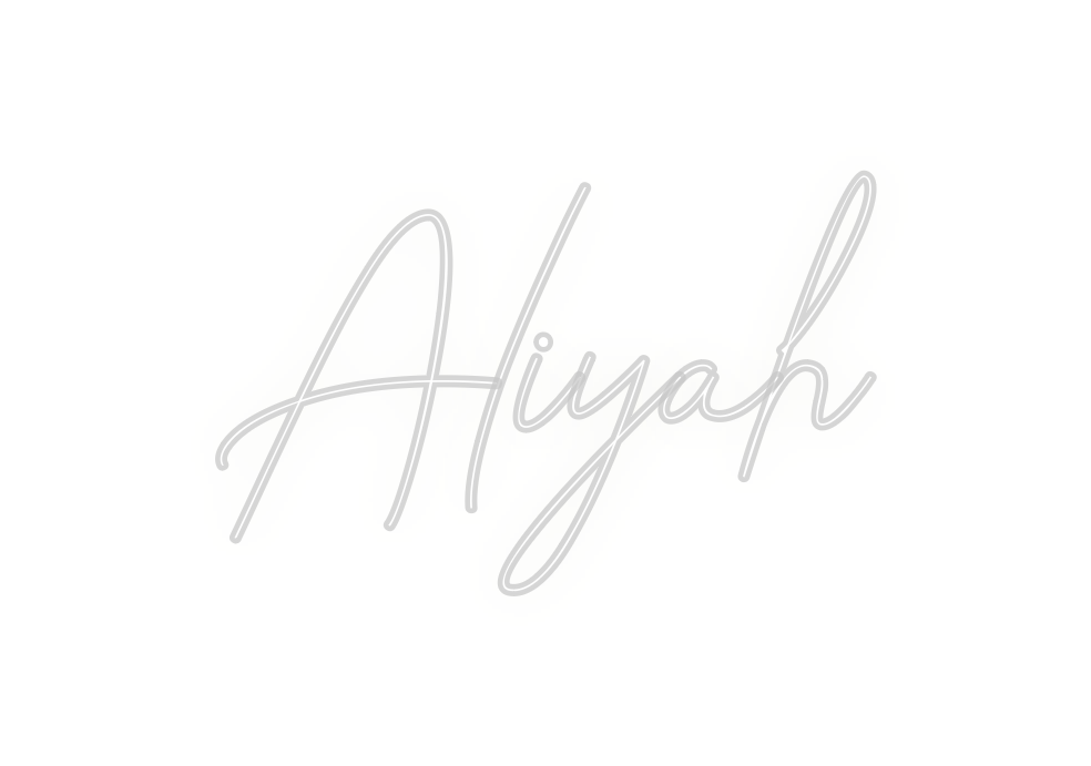 Custom Neon: Aliyah