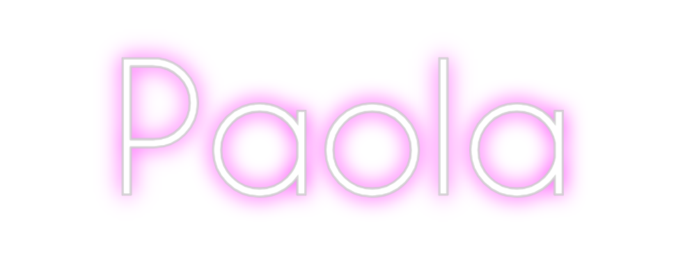 Custom Neon: Paola