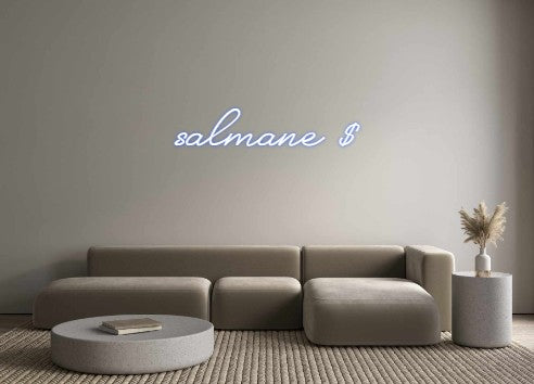 Custom Neon: salmane $