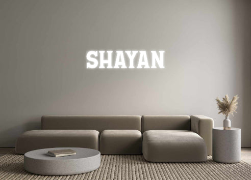 Custom Neon: SHAYAN