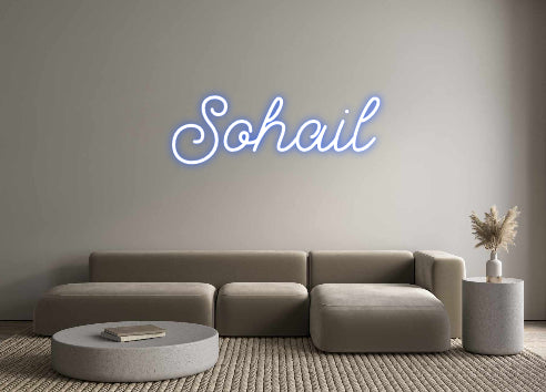 Custom Neon: Sohail