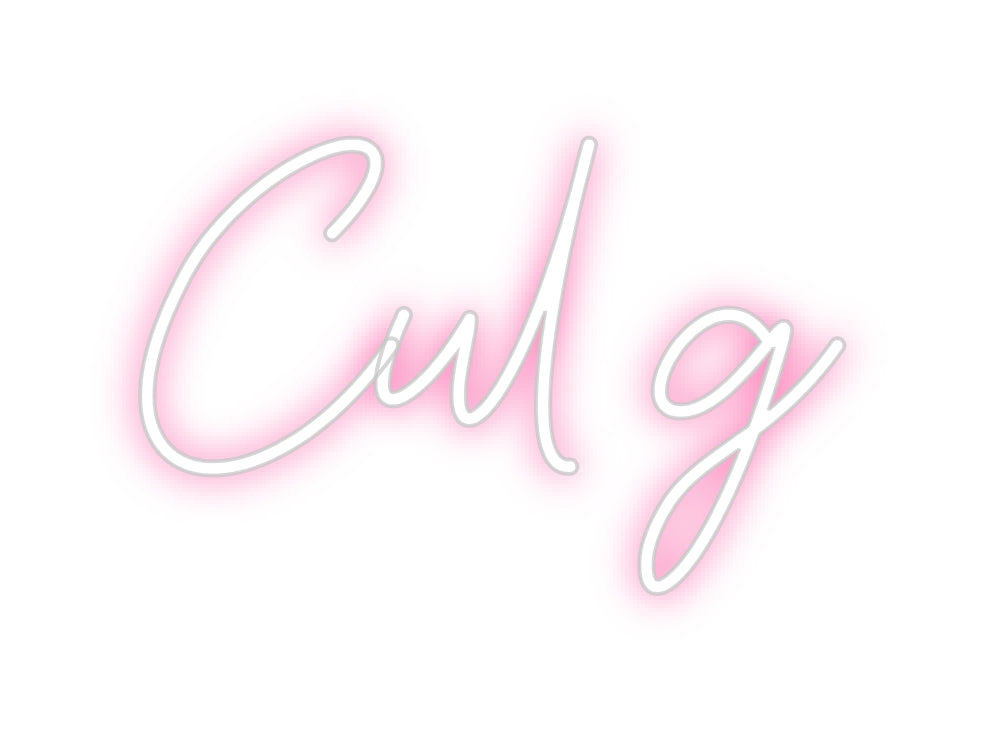 Custom Neon: Cul g