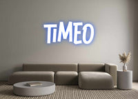 Custom Neon: TIMEO
