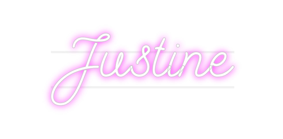 Custom Neon: Justine