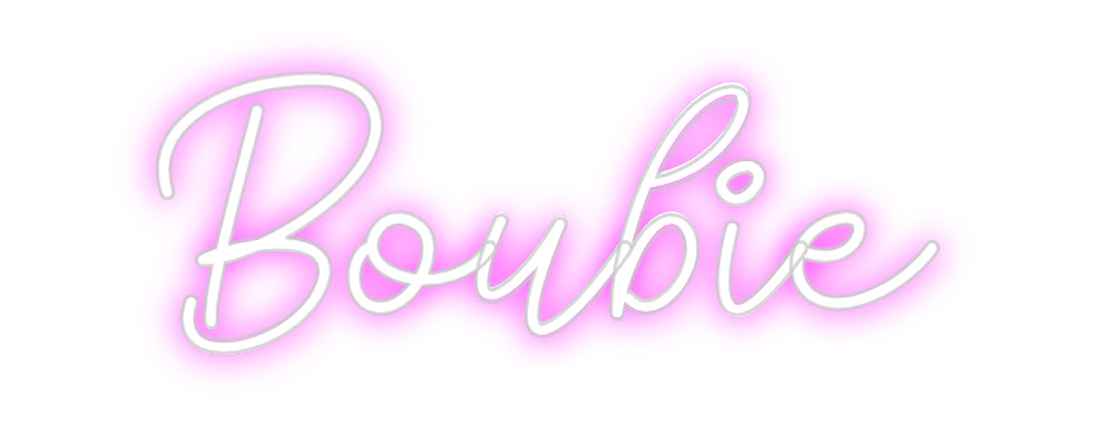 Custom Neon: Boubie