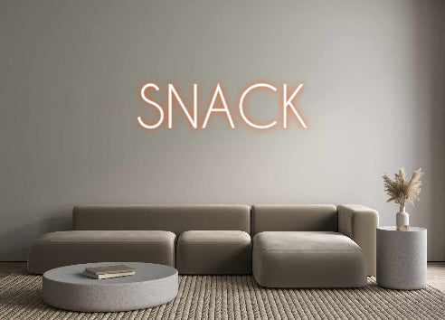 Custom Neon: SNACK