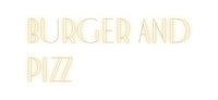 Custom Neon: BURGER AND
 ...