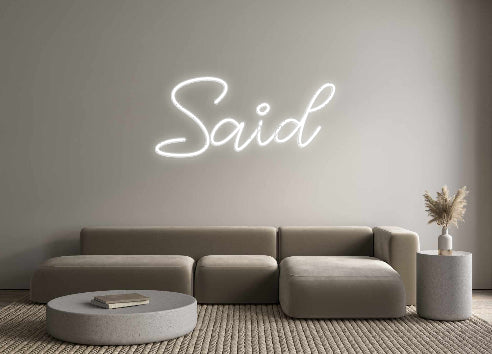 Custom Neon: Said