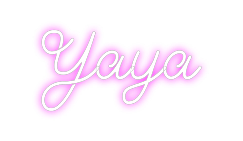 Custom Neon: Yaya