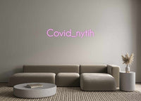 Custom Neon: Covid_nytih