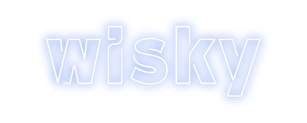 Custom Neon: wisky