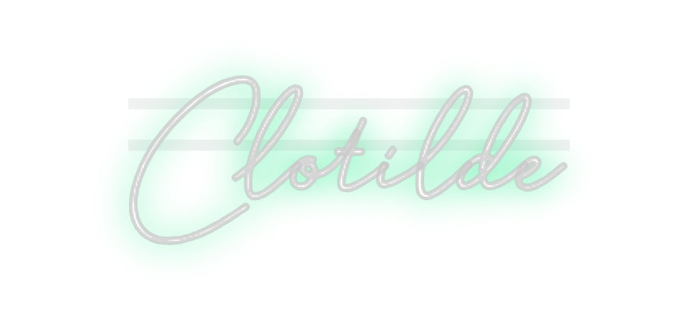 Custom Neon: Clotilde