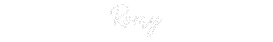 Custom Neon: Romy