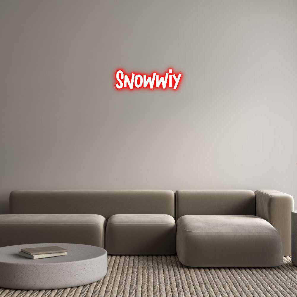 Custom Neon: Snowwiy