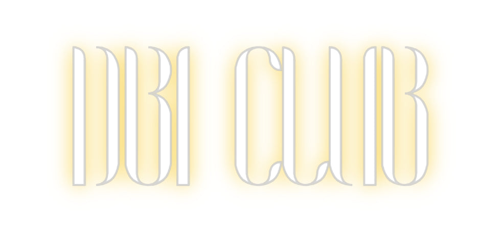 Custom Neon: DBI CLUB