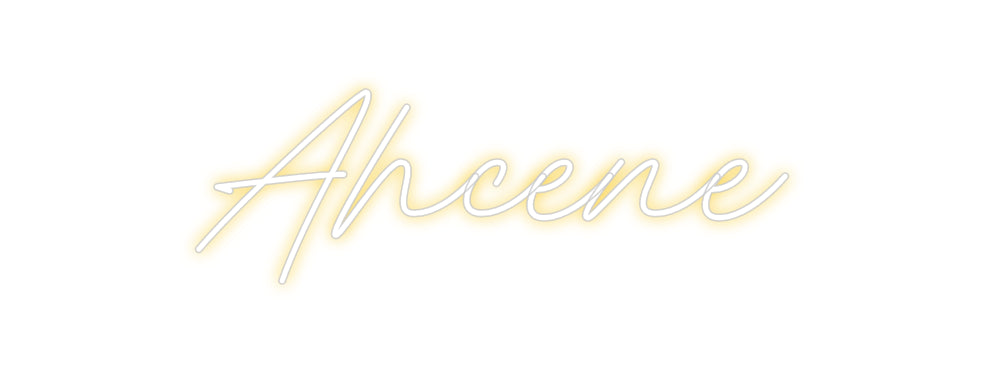 Custom Neon: Ahcene