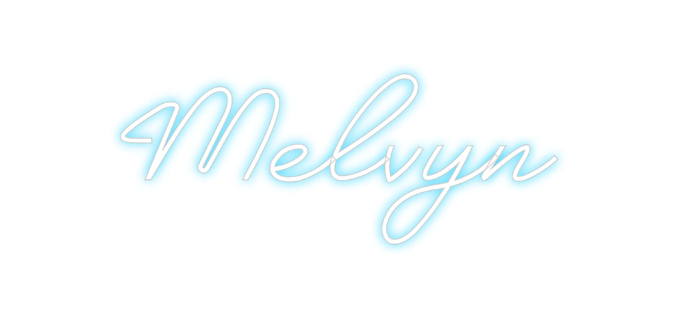 Custom Neon: Melvyn