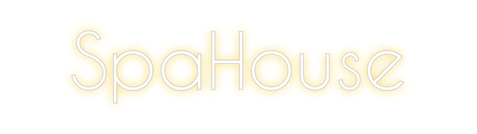 Custom Neon: SpaHouse