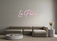 Custom Neon: Le Patio