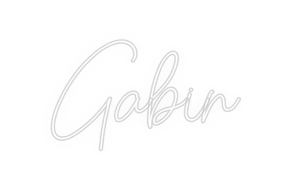 Custom Neon: Gabin