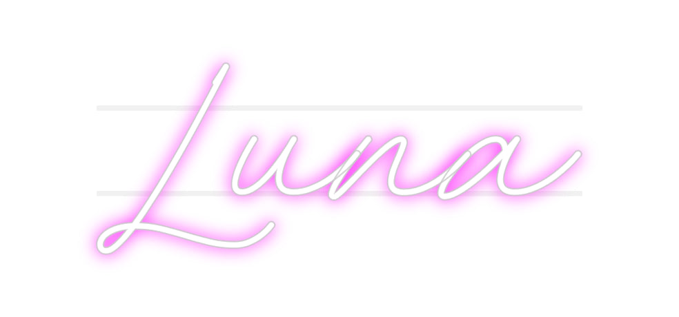 Custom Neon: Luna