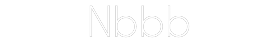 Custom Neon: Nbbb