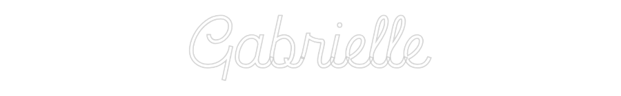 Custom Neon: Gabrielle