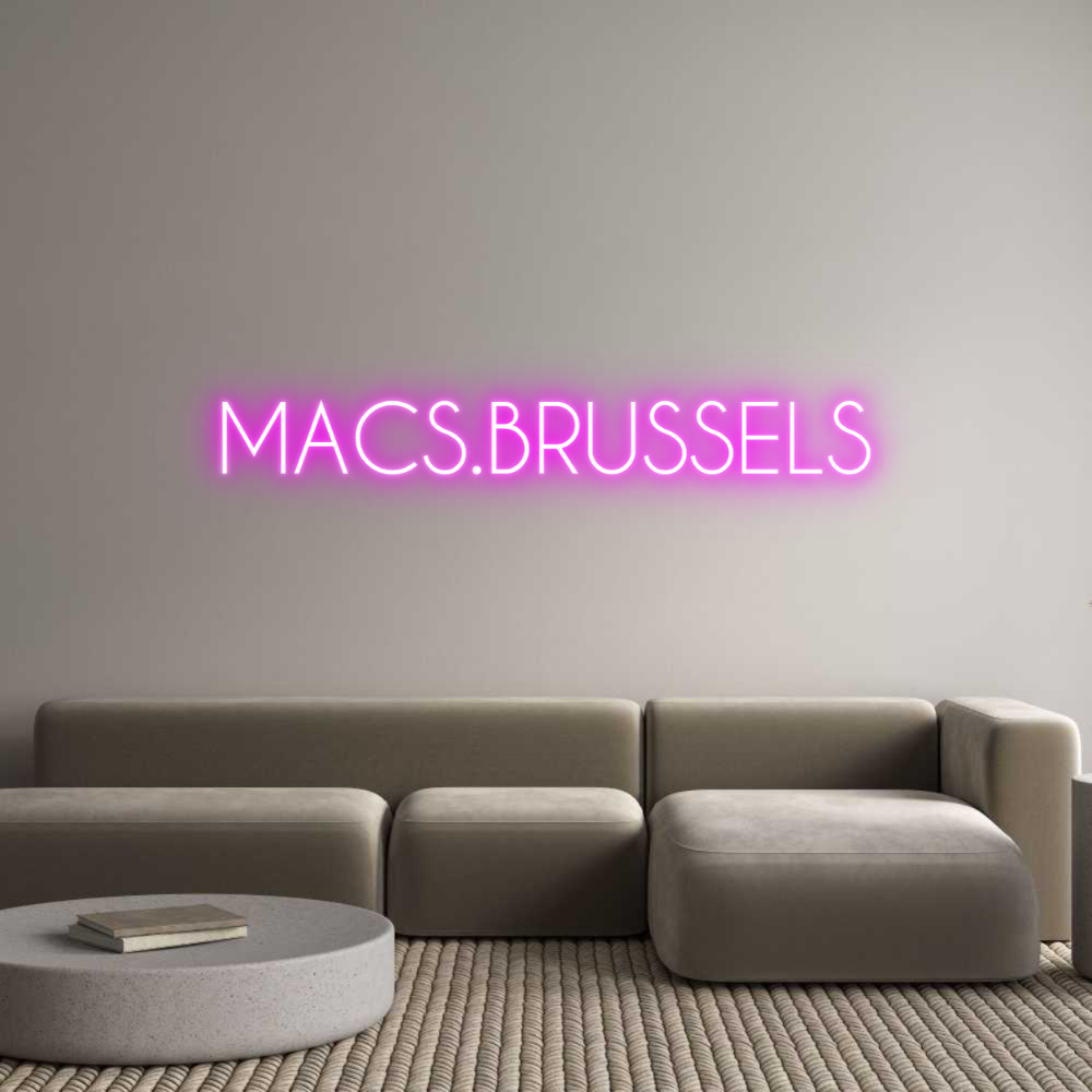 Custom Neon: MACS.BRUSSELS