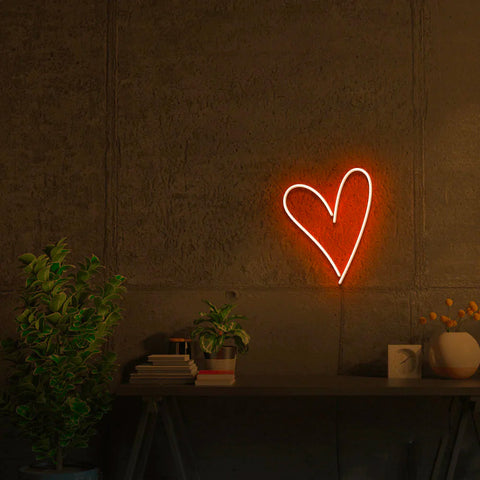 Coeur Neon LED