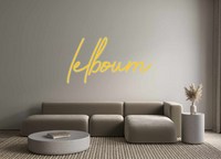 Custom Neon: lelboum