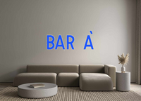 Custom Neon: BAR À