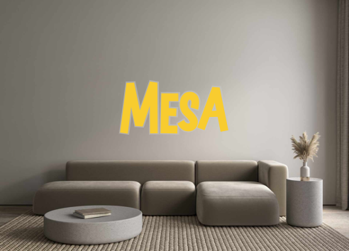 Custom Neon: Mesa