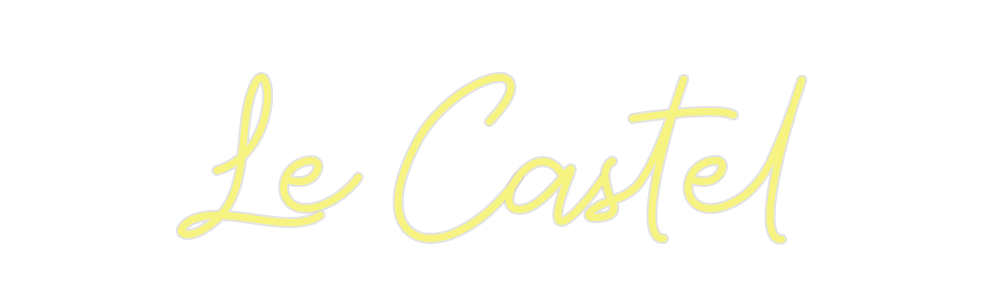 Custom Neon: Le Castel